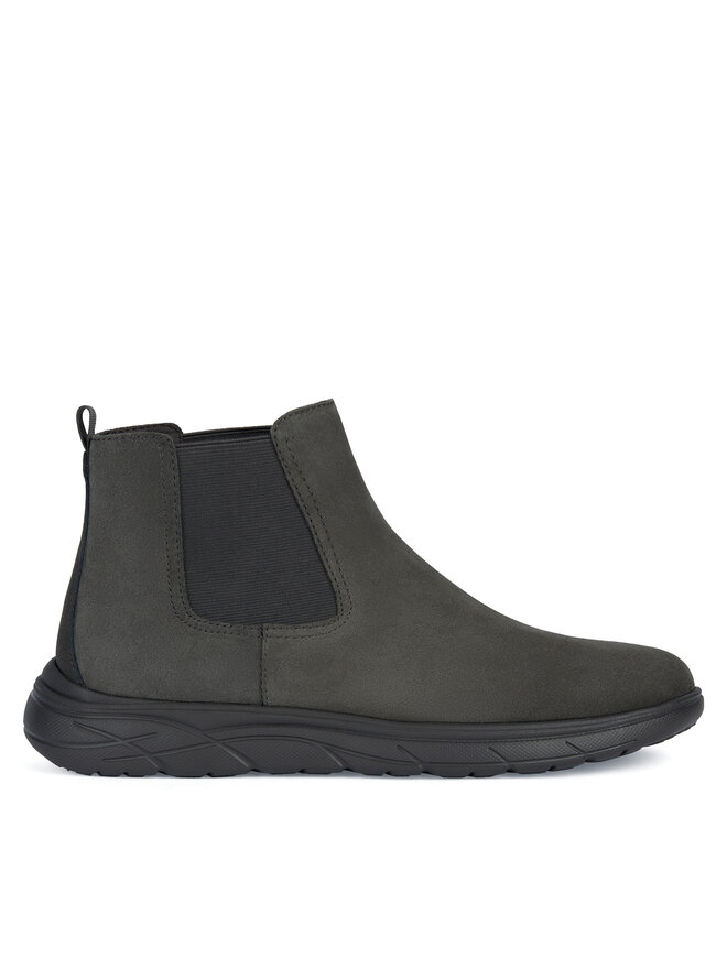 Geox Kotníková obuv s elastickým prvkem Geox U Portello U36E1A 022EK C6372 Hnědá