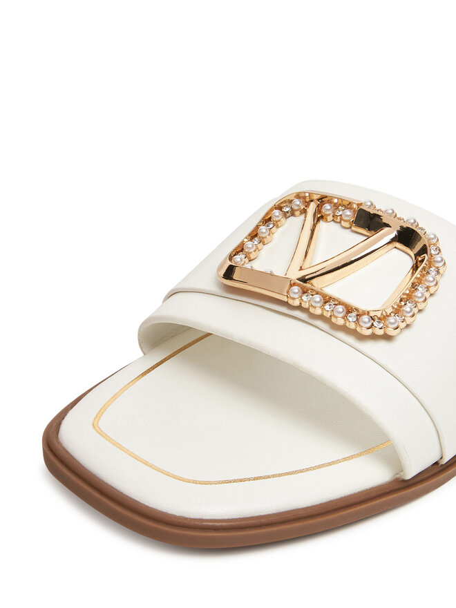 DeeZee Pantoletten DeeZee R257-3 Weiß