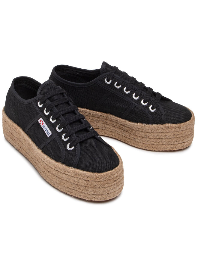 Superga Espadrilles Superga 2790 Rope S51186W Schwarz