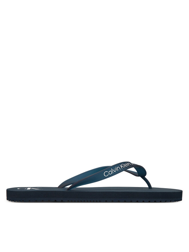Calvin Klein Jeans Zehentrenner Calvin Klein Jeans Beach Sandal Transparent Tpu YM0YM01267 Dunkelblau