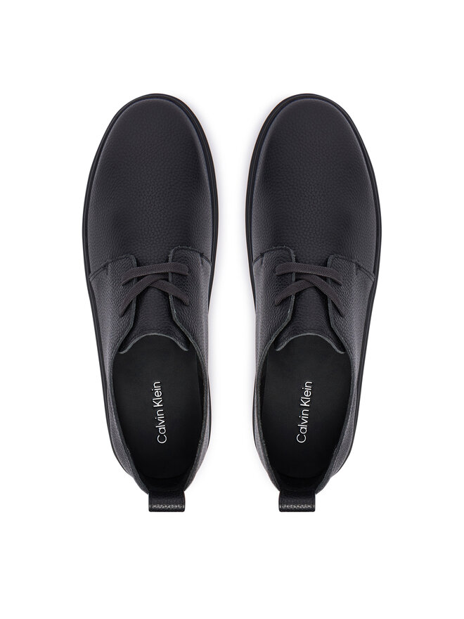 Calvin Klein Halbschuhe Calvin Klein Hybrid Clean Derby Tum Lth HM0HM02185 Schwarz