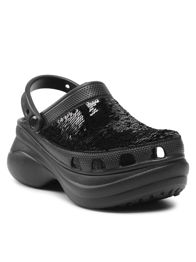 Crocs Шльопанці Crocs Classic Bae Sequin Clogw 207317 Чорний