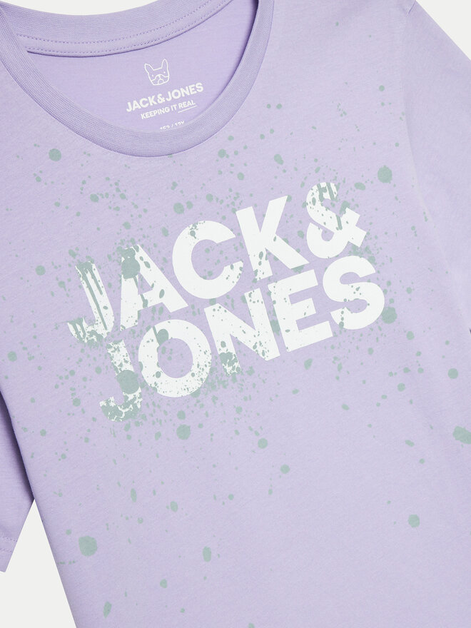 Jack&Jones Junior Jack&Jones Junior T-Shirt Jcosplash 12257415 Μωβ Regular Fit