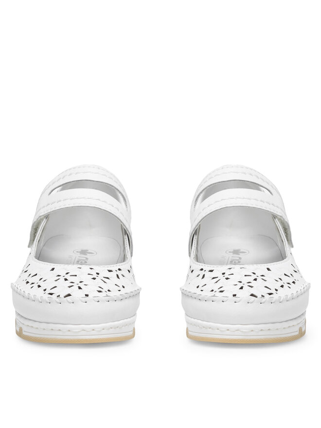 Rieker Halbschuhe Rieker 49977-80 Weiß