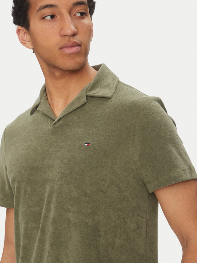 Tommy Hilfiger Tommy Hilfiger Pólóing MW0MW38479 Zöld Regular Fit