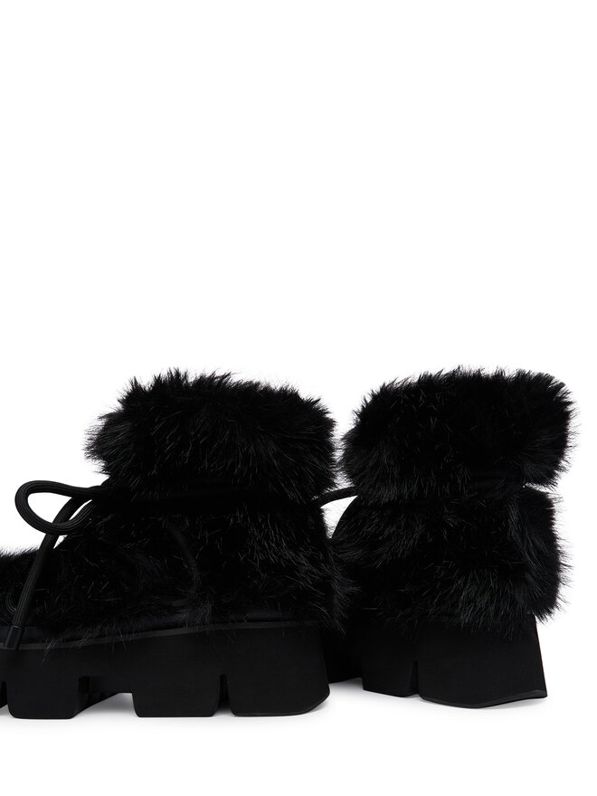 United Nude Schneeschuhe United Nude Stomper Fur Boot 1104801120 Schwarz