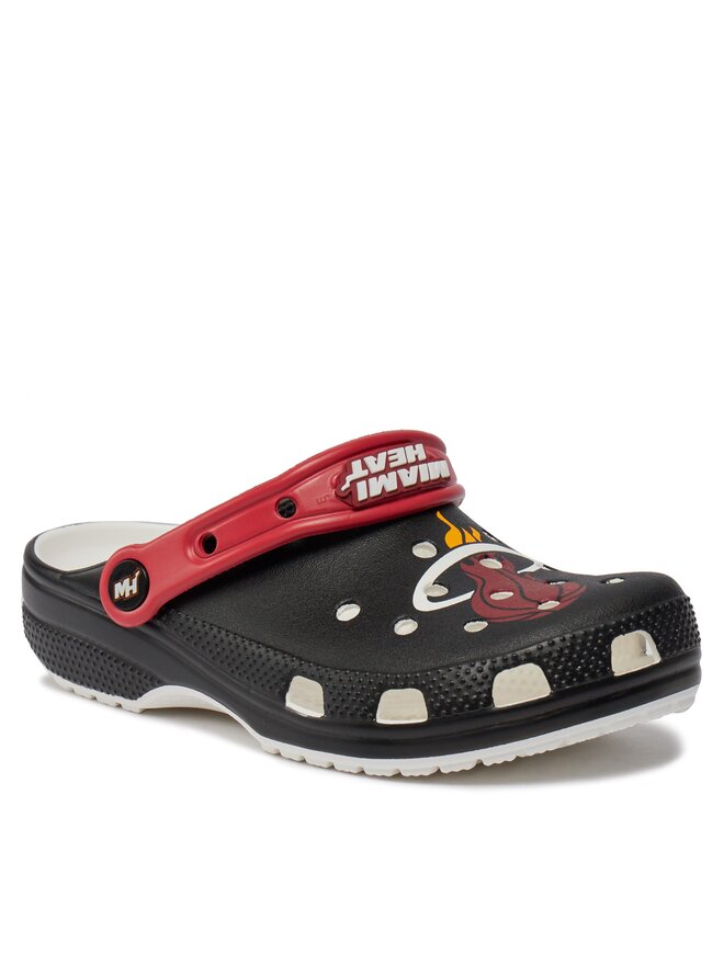 Ciabatte Crocs Crocs Classic Nba Miami Heats Clog 208861 Nero escarpe