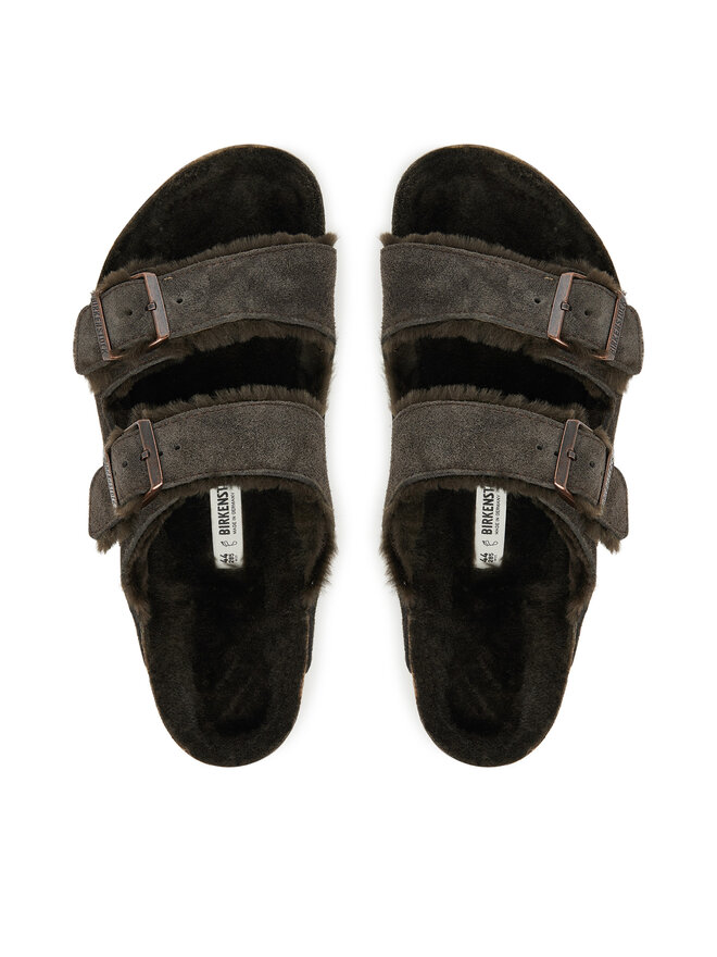 Birkenstock Pantoletten Birkenstock Arizona Shearling 1020566 Braun