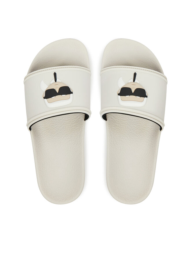 KARL LAGERFELD Şlapi KARL LAGERFELD Kondo Maxi KL80805A Alb