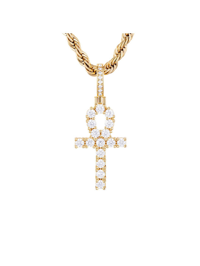 ICED STUFF Підвіска ICED STUFF Micro Ankh Золотий