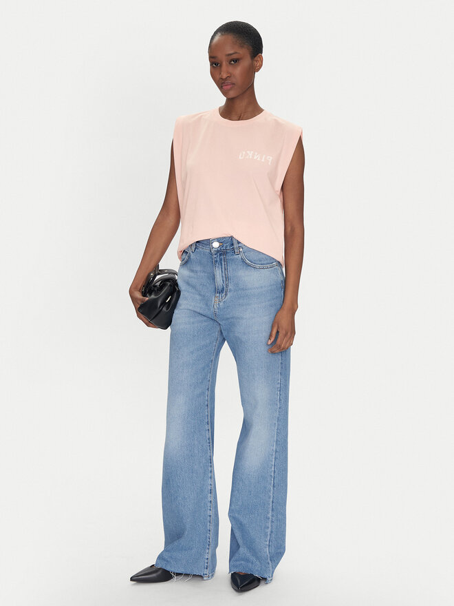 PINKO PINKO Футболка 104268 A2C0 Рожевий Regular Fit