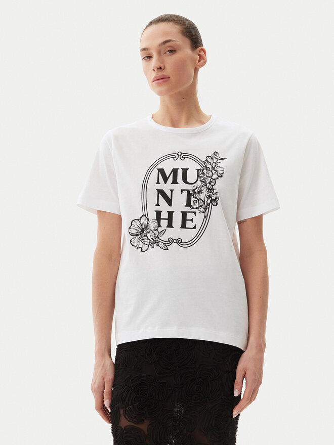 Munthe Munthe T-Shirt Fynella 251110925160 Weiß Regular Fit
