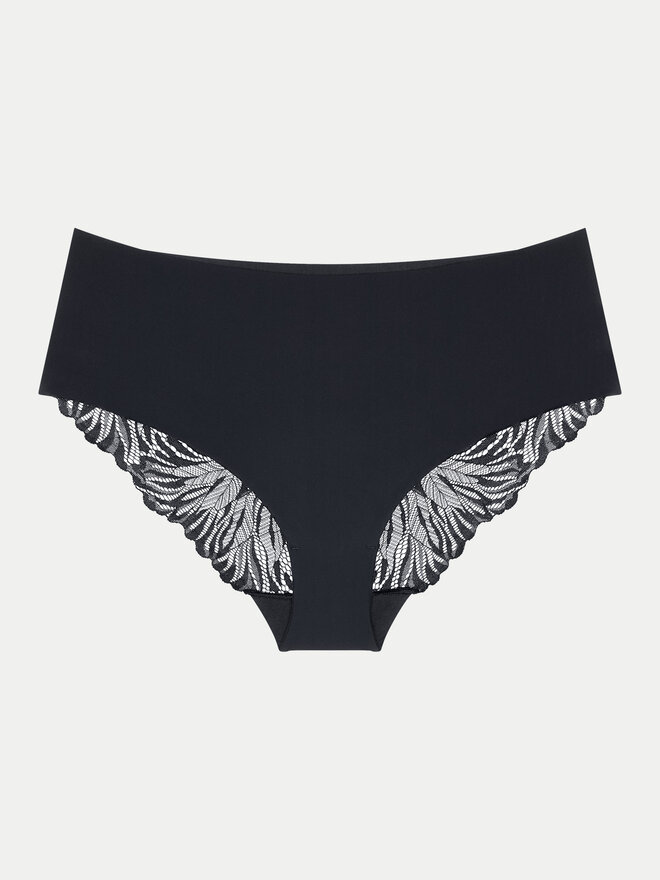 Triumph Triumph Klasične spodnje hlačke z visokim pasom Pretty 10222227 Črna