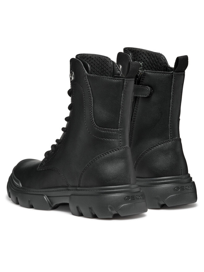 Geox Ботуши Geox J Junette J56HVB 000BC C9999 D Черен