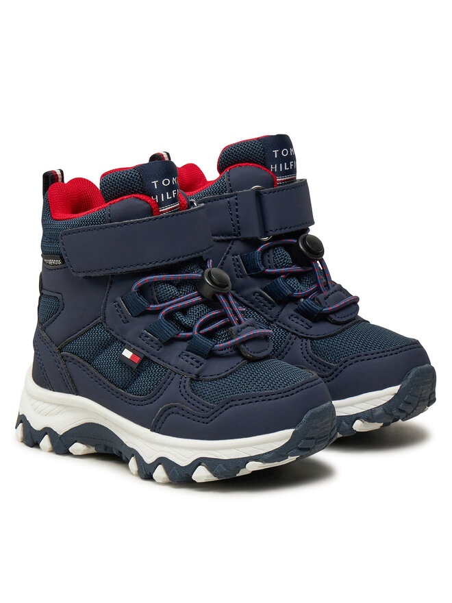 Tommy Hilfiger Snehule Tommy Hilfiger Fur Boot T1X5-33710-1492 M Tmavomodrá