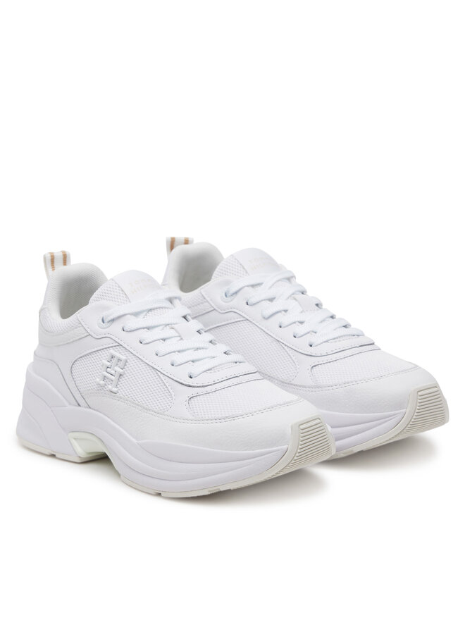 Tommy Hilfiger Αθλητικά Tommy Hilfiger Th Chunky Runner FW0FW08474 Λευκό