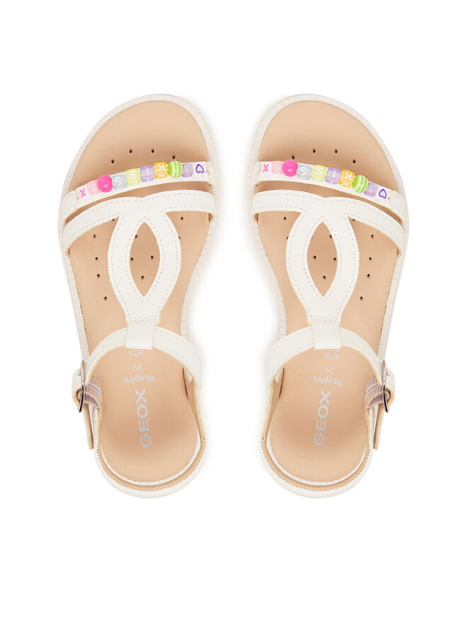 Geox Sandalen Geox Jr Sandal Karly J6535H 000BC C1000 S Weiß