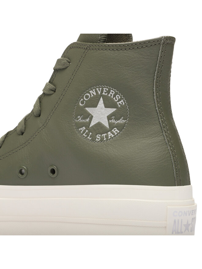 Converse Scarpe da ginnastica Converse Chuck Taylor All Star Lift Platform Leather A07131C Verde