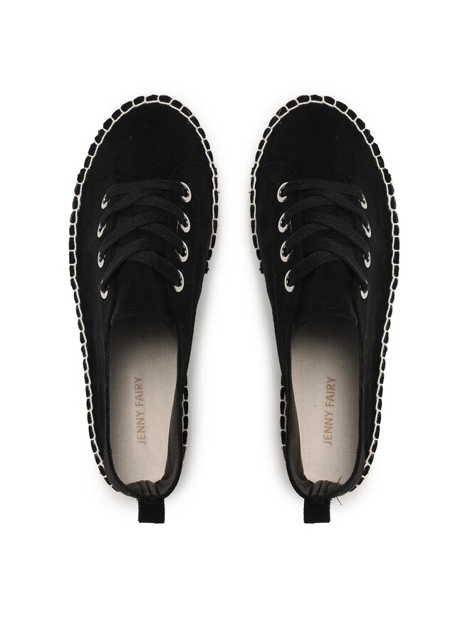 Jenny Fairy Espadrile Jenny Fairy HZF098-01 Negru