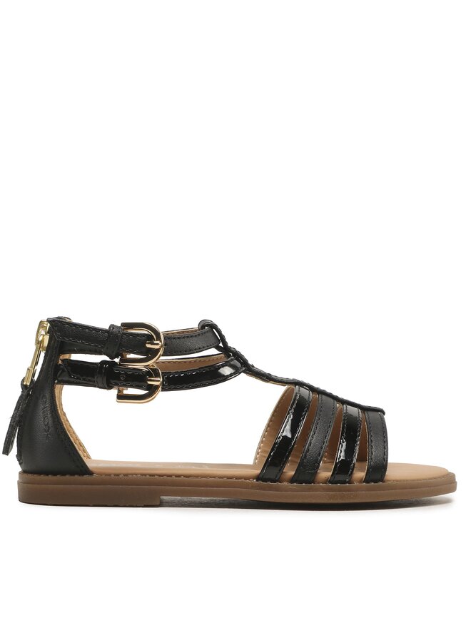 Sandales Geox J Sandal Karly Girl J7235D05402C9999 S Noir chaussures