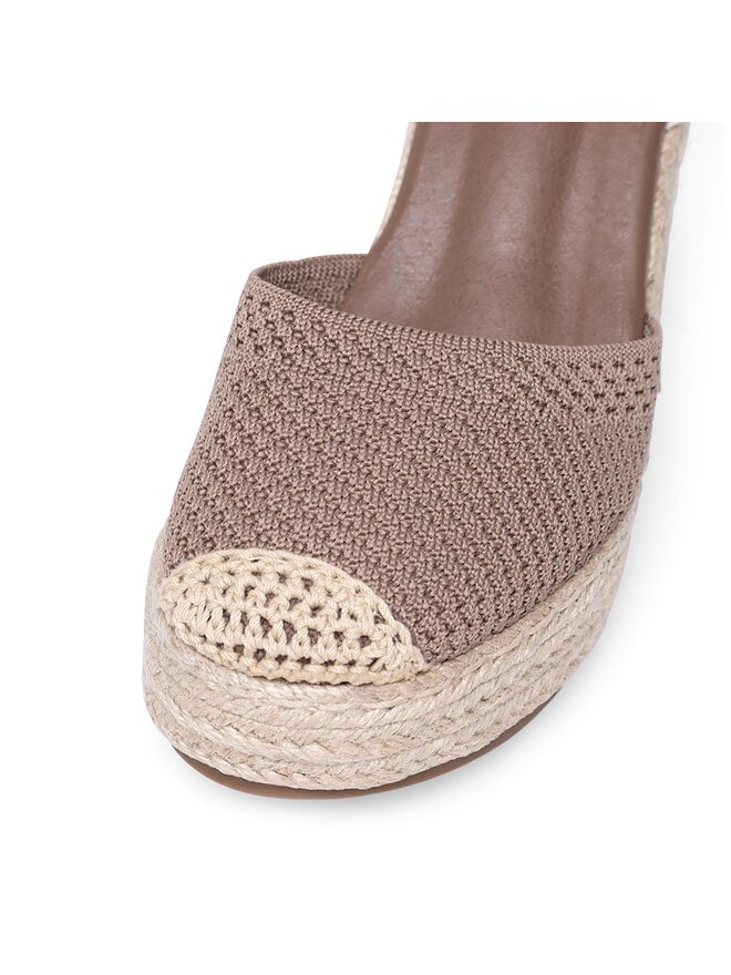 DeeZee Espadrilles DeeZee WS2509-001 Beige