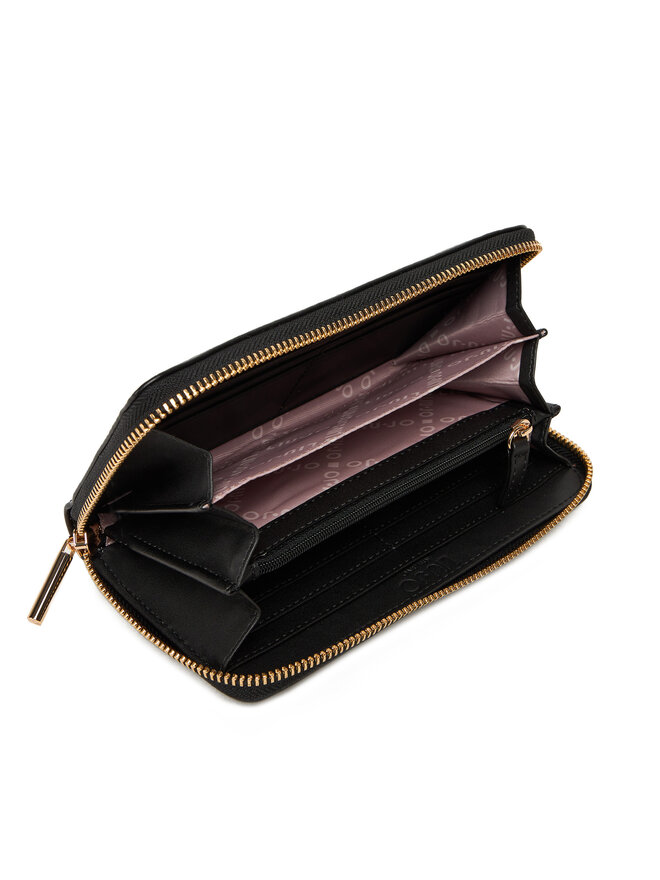 Liu Jo Denarnica Liu Jo Ecs Xl Zip Around AF5170 E0027 Črna