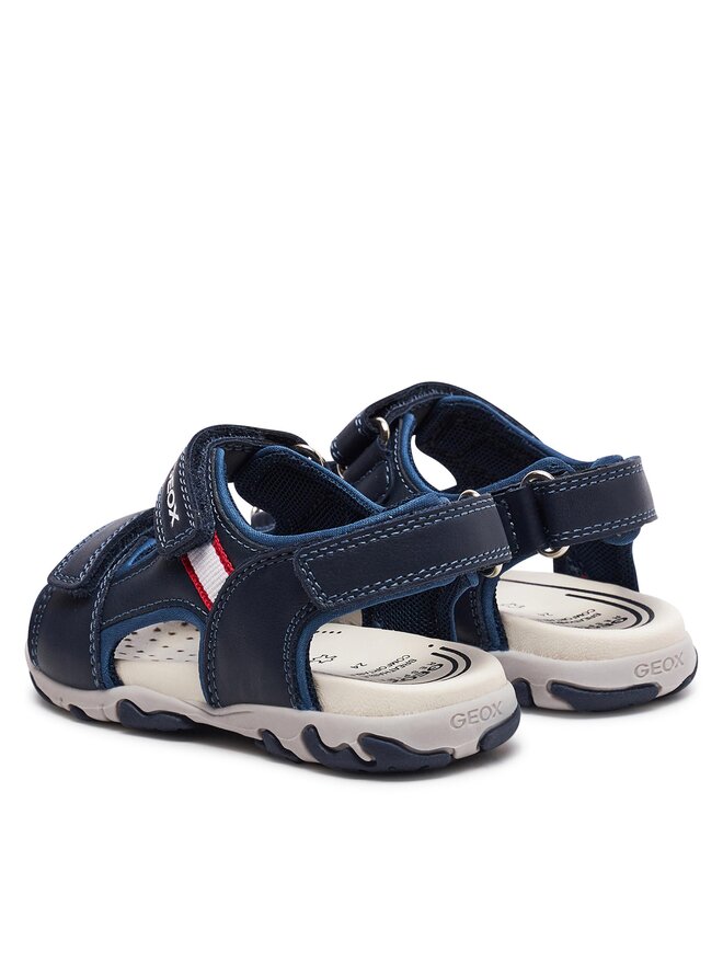 Geox Sandály Geox B Sandal Flaffee Boy B4559A 08515 C4002 S Tmavomodrá