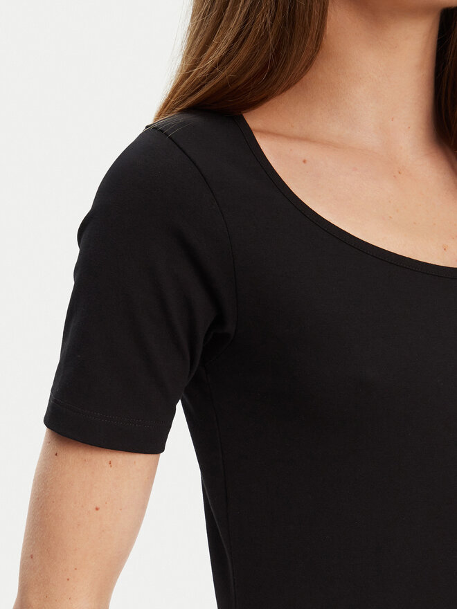 United Colors Of Benetton United Colors Of Benetton Camiseta 3FJHD401P Negro Slim Fit