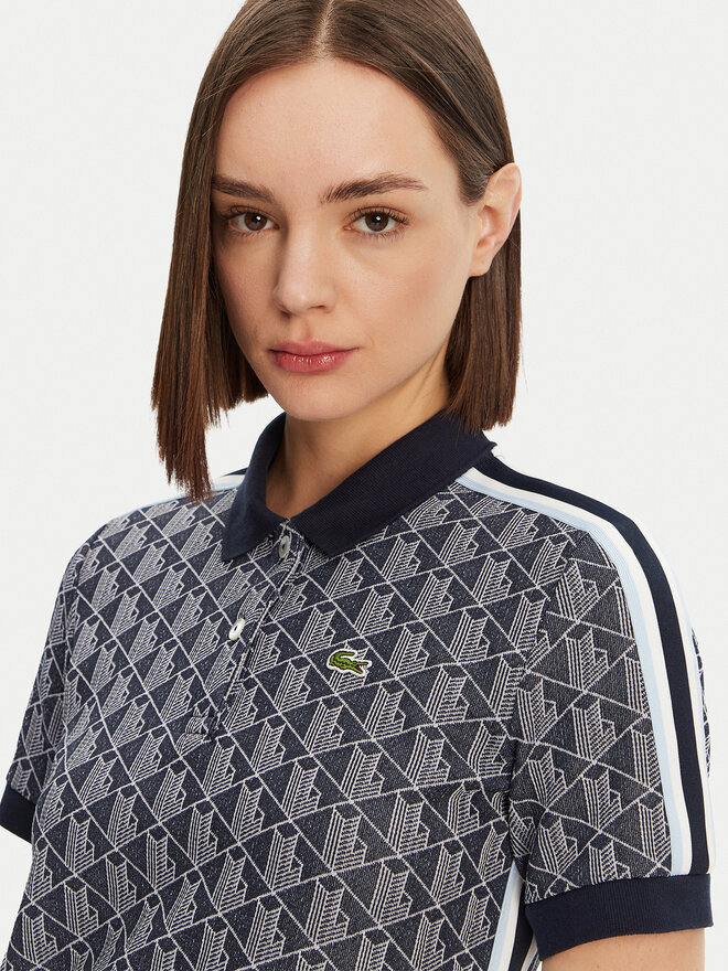 Lacoste Lacoste Pólóing DF3364 Sötétkék Slim Fit