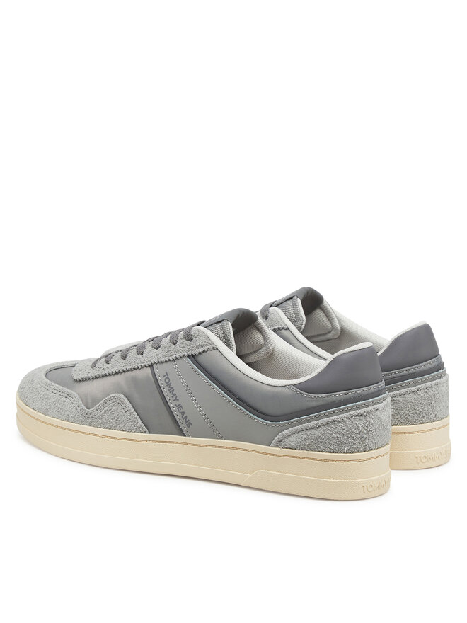 Tommy Jeans Sneakersy Tommy Jeans The Greenwich Mix Media EM0EM01606 Sivá