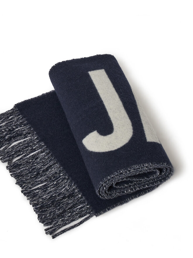 JACQUEMUS Szalik JACQUEMUS 22H226AC435 Granatowy