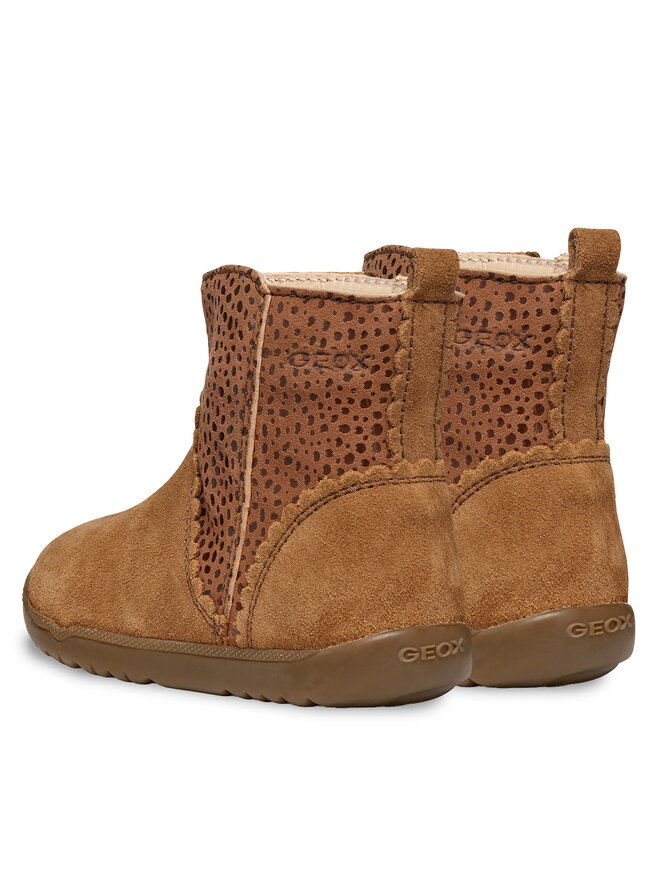 Geox Čižmy Geox B Macchia Girl B264PA 00722 C6627 Hnedá
