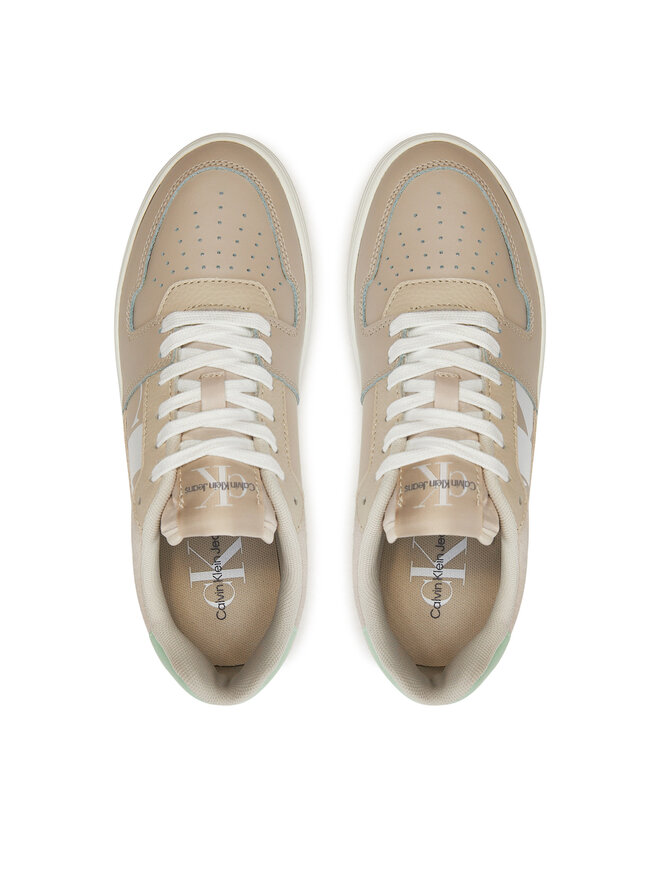 Calvin Klein Jeans Snīkeri Calvin Klein Jeans Classic Cupsole Low Nbs YW0YW01520 Écru