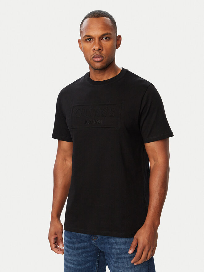 Guess Guess T-Shirt 183984 Schwarz Classic Fit