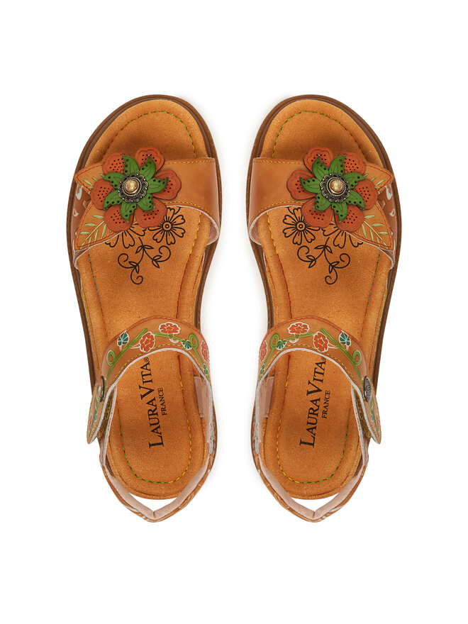 Laura Vita Sandalen Laura Vita Brownieo 02 Beige