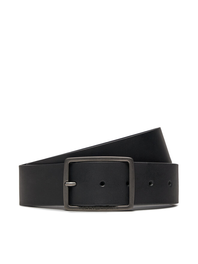 Tommy Hilfiger Férfi öv Tommy Hilfiger Jeans Buckle 4.0 Texture AM0AM12177 Fekete