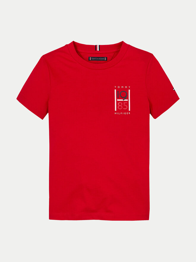 Tommy Hilfiger Tommy Hilfiger Marškinėliai KB0KB09536 D Raudona Regular Fit
