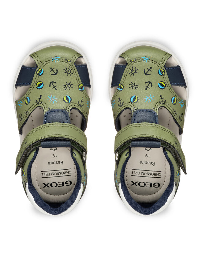Geox Sandali Geox B Sandal Zapito B556EC 05404 CE3F4 Verde