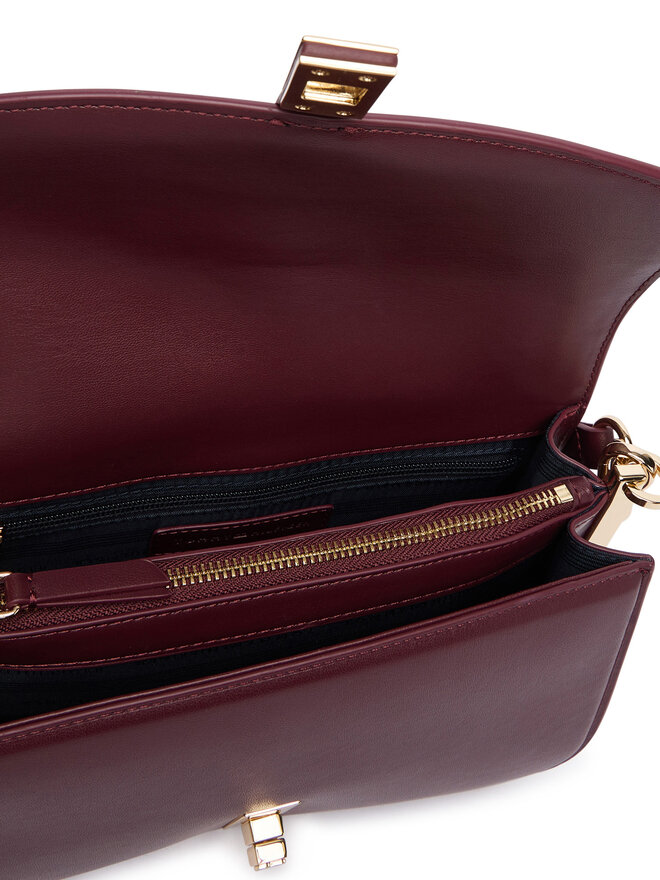 Tommy Hilfiger Handtasche Tommy Hilfiger Th Heritage Conv Crossover AW0AW19321 Dunkelrot