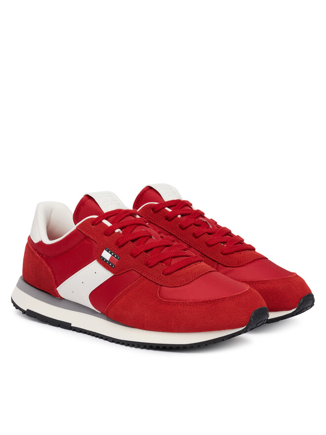 Tommy Jeans Sneakers Tommy Jeans Tjm Eva Runner Mix Material EM0EM01737 Rot