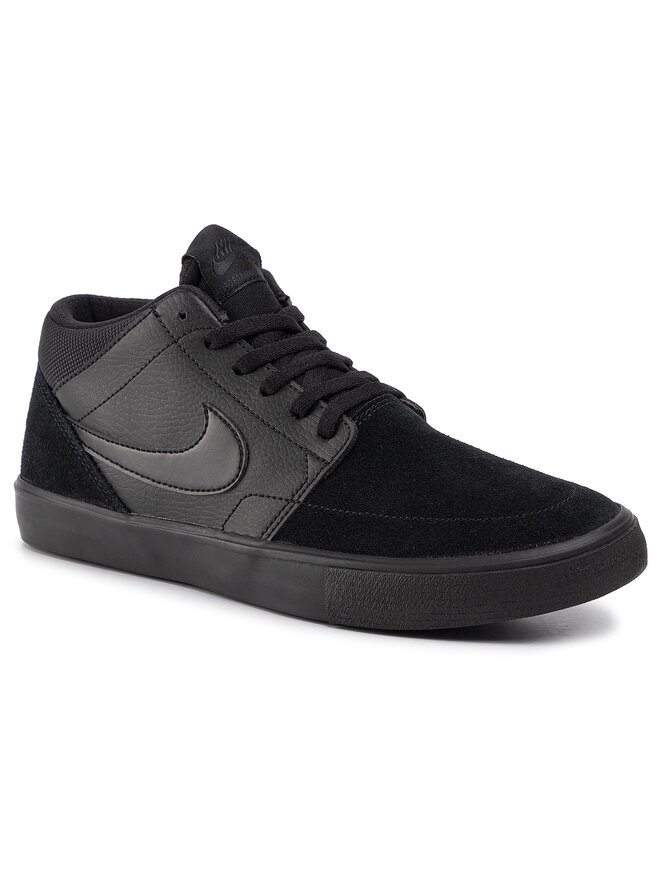 Sneakers Nike Sb Portmore II Solar Mid 923198 001 Schwarz eschuhe