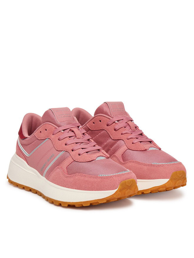 Tommy Jeans Снікерcи Tommy Jeans Tjw Cleated Runner EN0EN02788 Рожевий