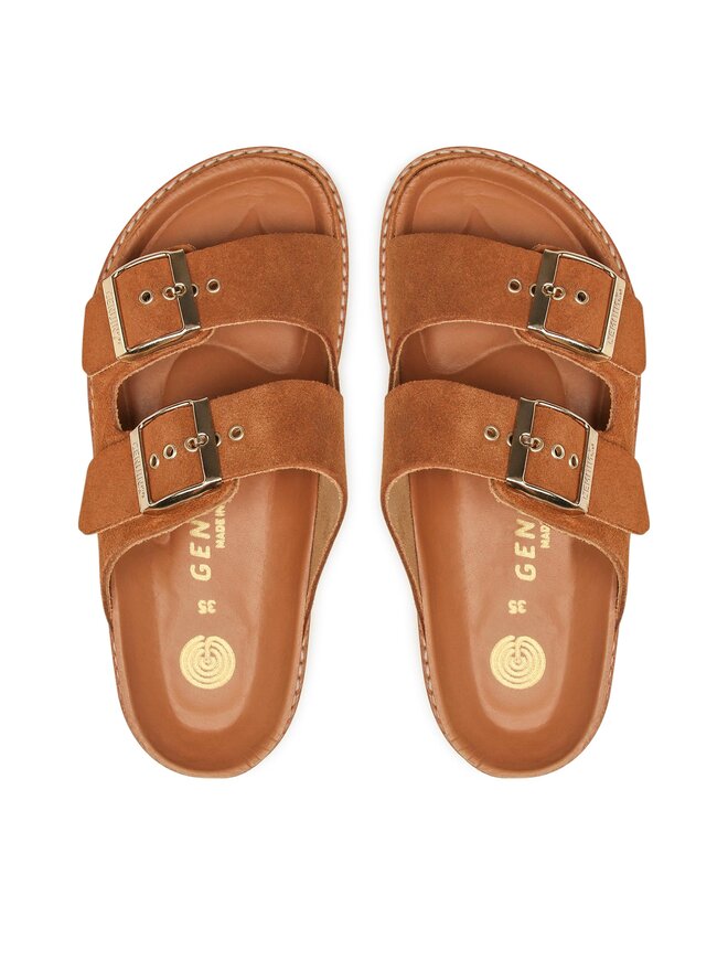 Genuins Чехли Genuins Hawaii G104860 Кафяв