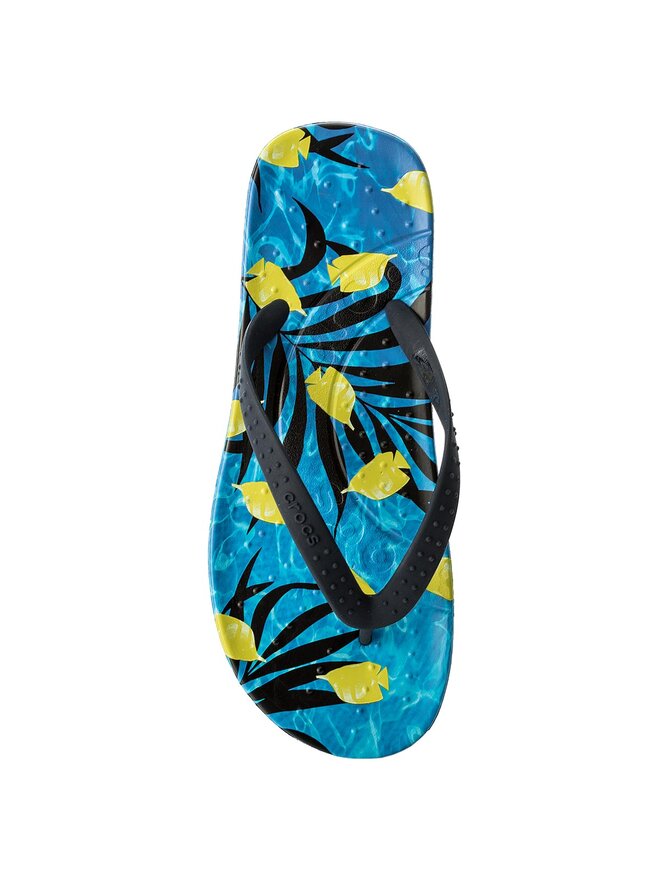 Zehentrenner Crocs Chawaii Fish Flip 204051 Dunkelblau eschuhe