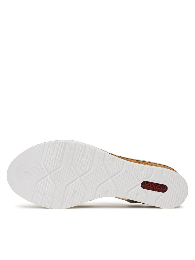 Rieker Σανδάλια Rieker V3822-90 Ασημί