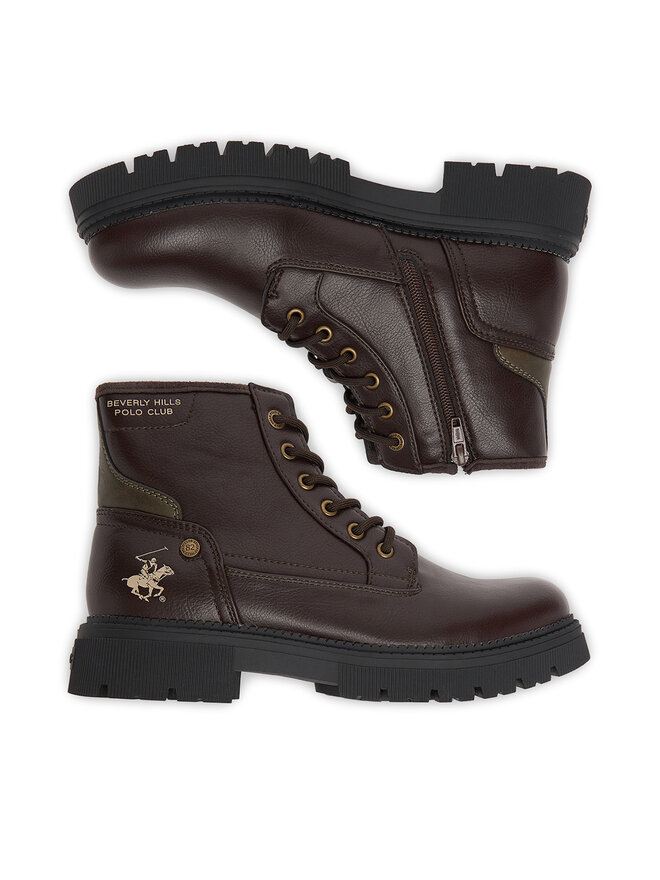 Beverly Hills Polo Club Schnürschuhe Beverly Hills Polo Club CEO-V5-10703 Braun