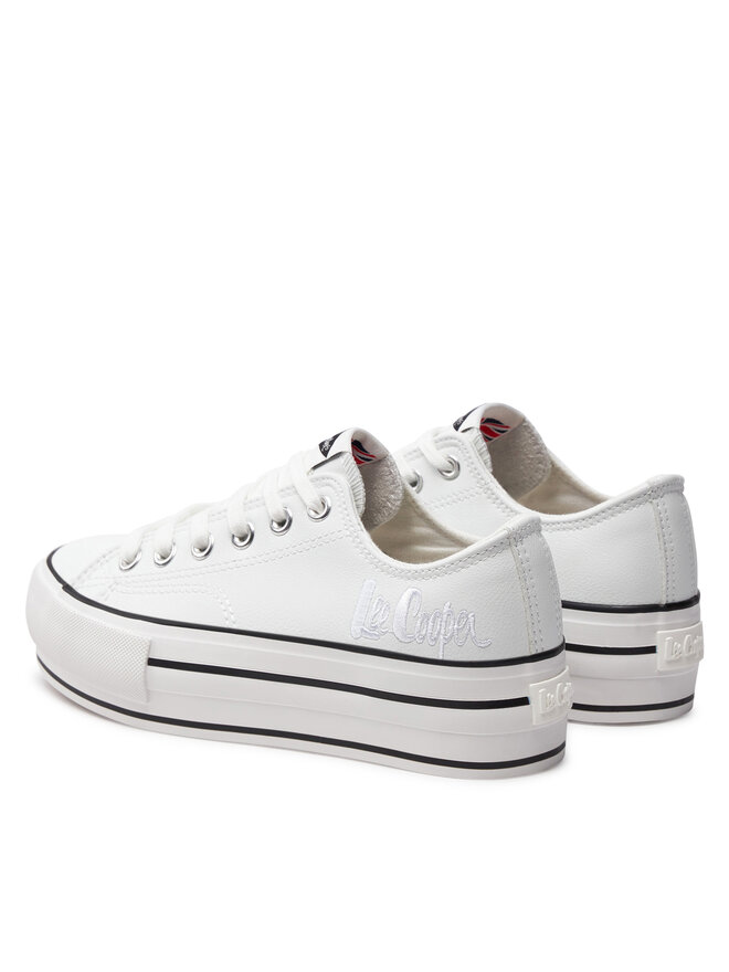Lee Cooper Πάνινα παπούτσια Lee Cooper LCW-24-31-2221LA Λευκό