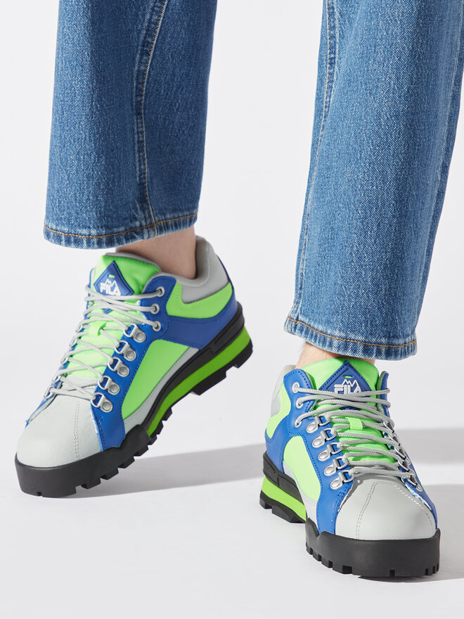 Fila trailblazer neon green on sale