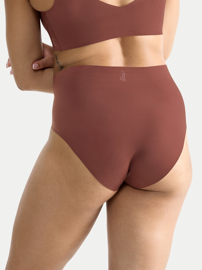 Sloggi Sloggi Klassischer Damenslip mit hoher Taille Zero Feel 10217759 Braun