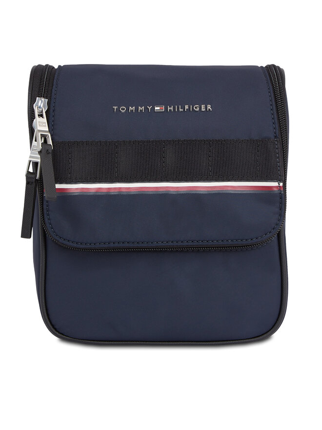 Kosmetiktasche Tommy Hilfiger Th Elevated Nylon Washbag AM0AM11608 Dunkelblau